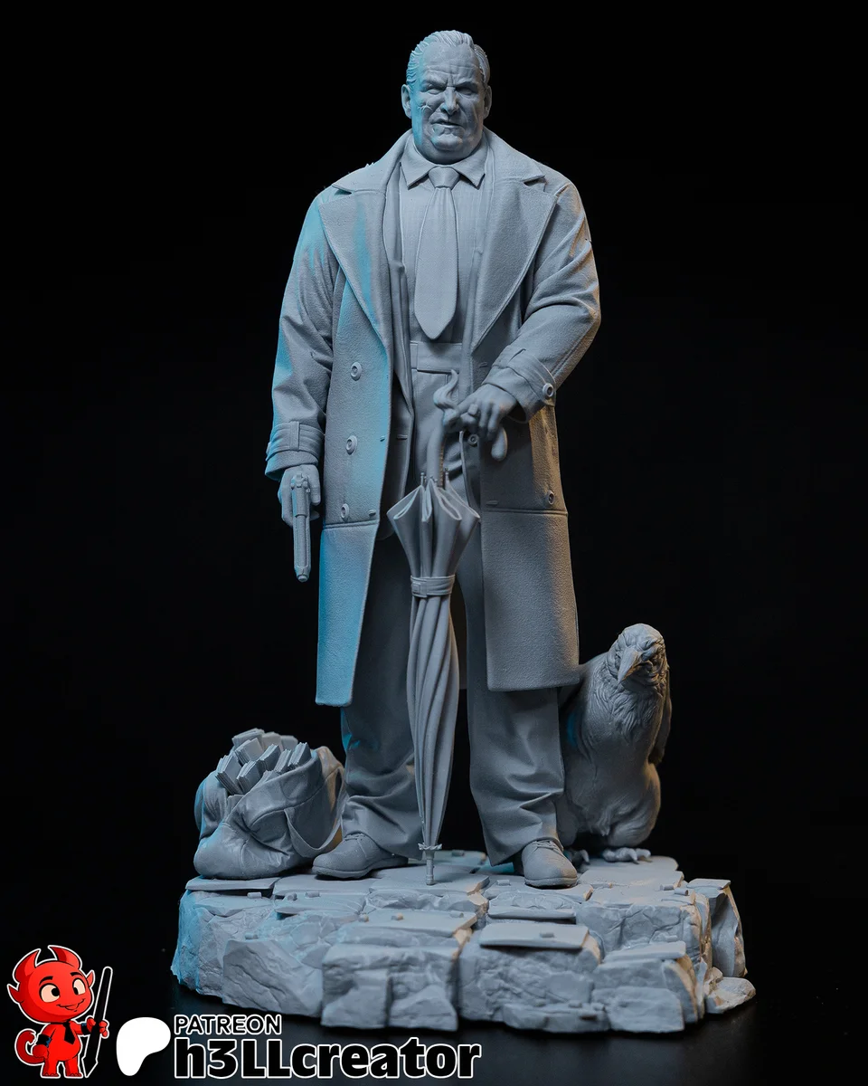 Oswald "Oz" Cobb | Fan Art | 3D Printed Resin Model Garage Kit | *Un-Painted* | H3LL Creator 9