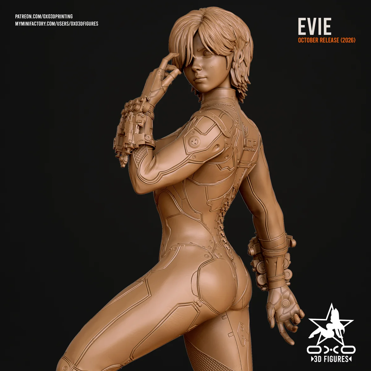 Evie Stellar Blade | Fan Art | 3D Printed Resin Model Garage Kit | *Un-Painted* | OXO3D 5