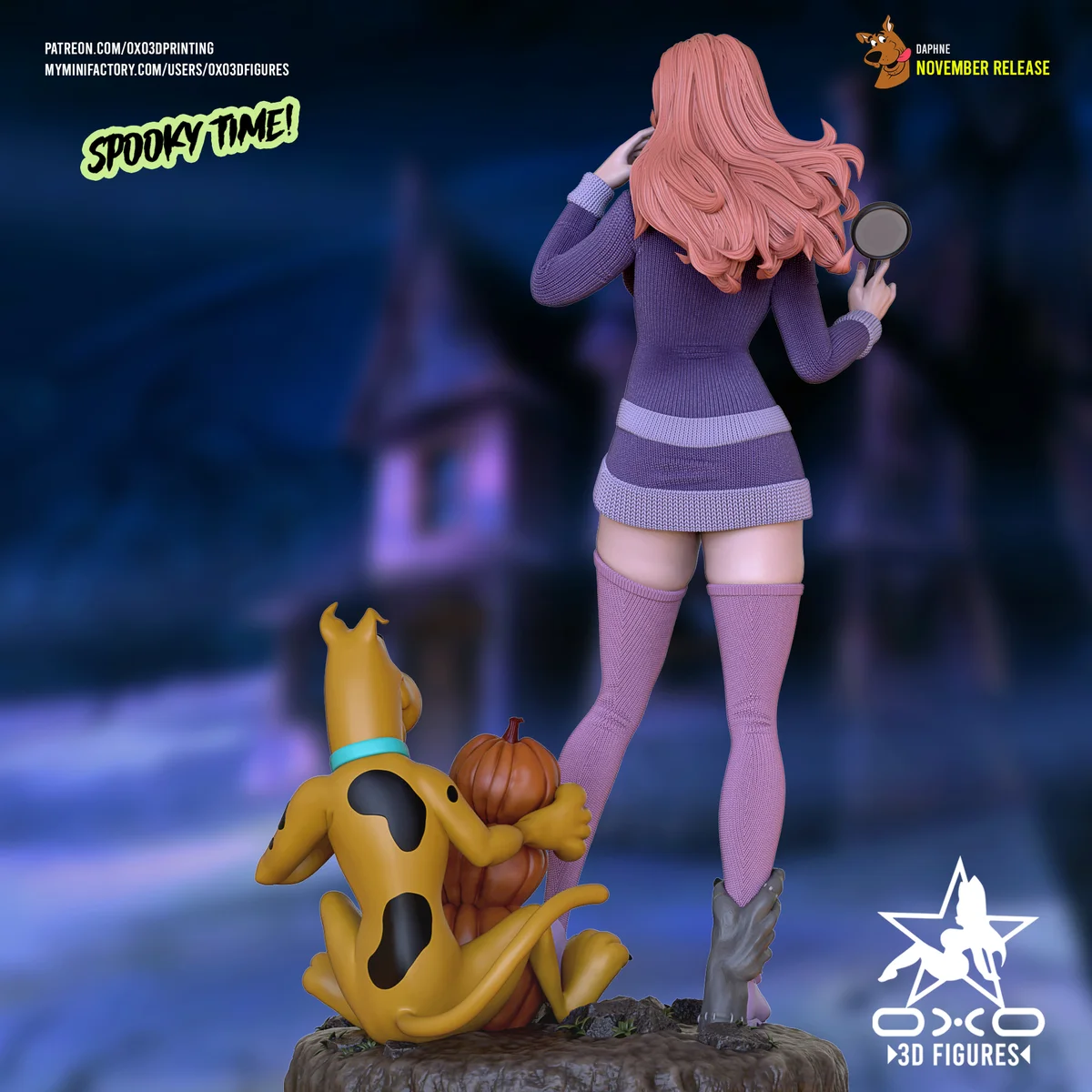 Daphne | Fan Art | 3D Printed Resin Model Garage Kit | *Un-Painted* | OXO3D 4