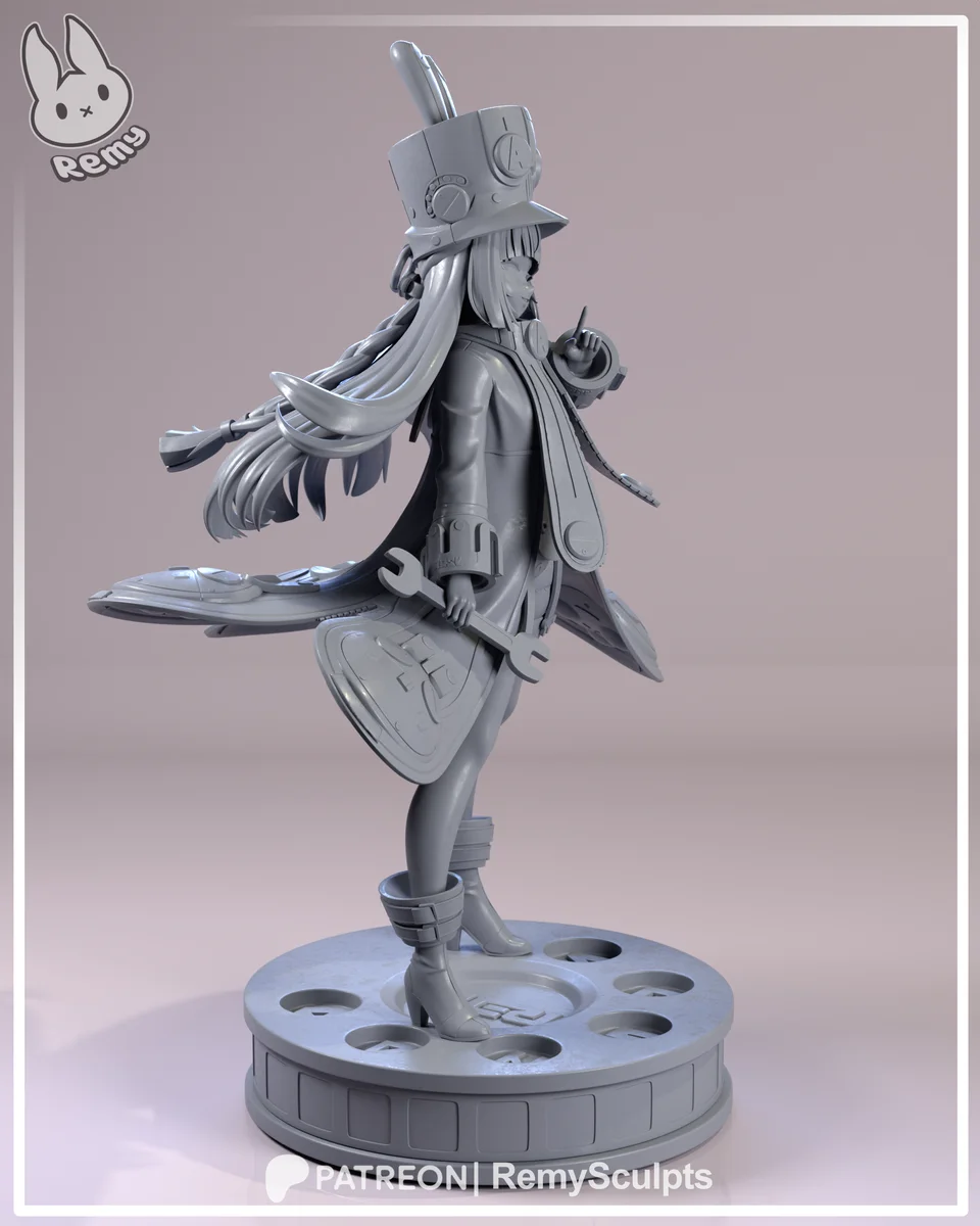 Norma Hollowell | Fan Art | 3D Printed Resin Model Garage Kit | *Un-Painted* | Remy Sculpts 8