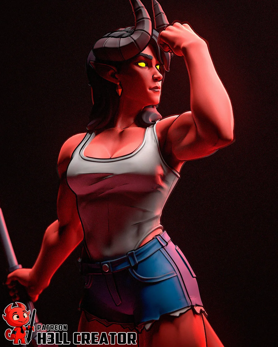 Malevola | Fan Art | 3D Printed Resin Model Garage Kit | *Un-Painted* | H3LL Creator 3