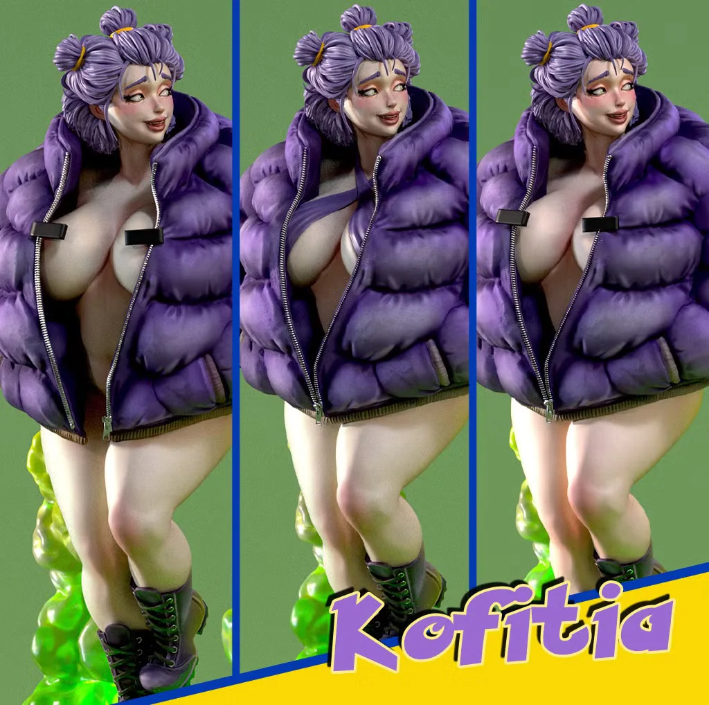 Kofitia - Waifumon | Fan Art | 3D Printed Resin Model Garage Kit | *Un-Painted* | SiryllArt