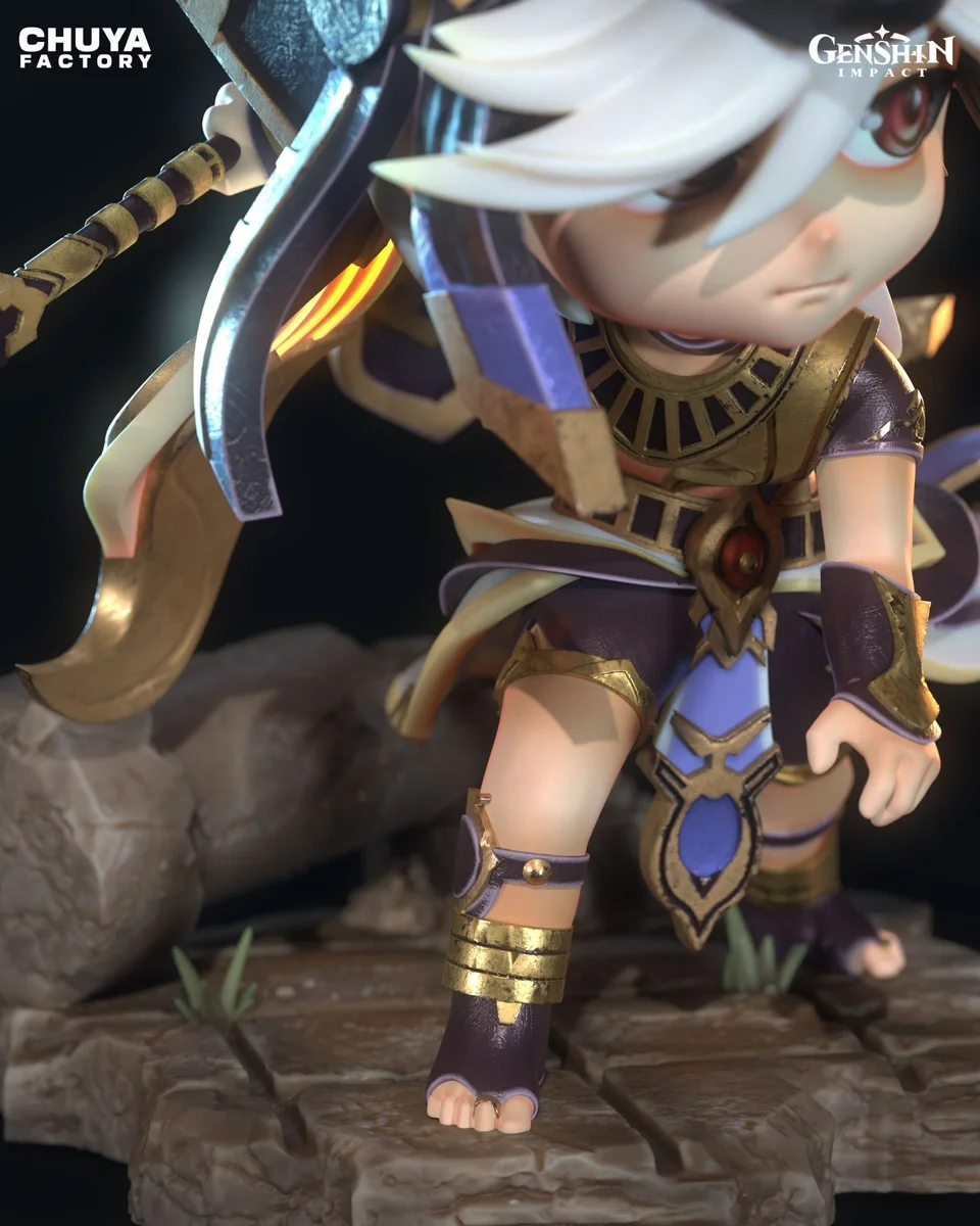 Chibi Cyno | Fan Art | 3D Printed Resin Model Garage Kit | *Un-Painted* | Chuya Factory 10