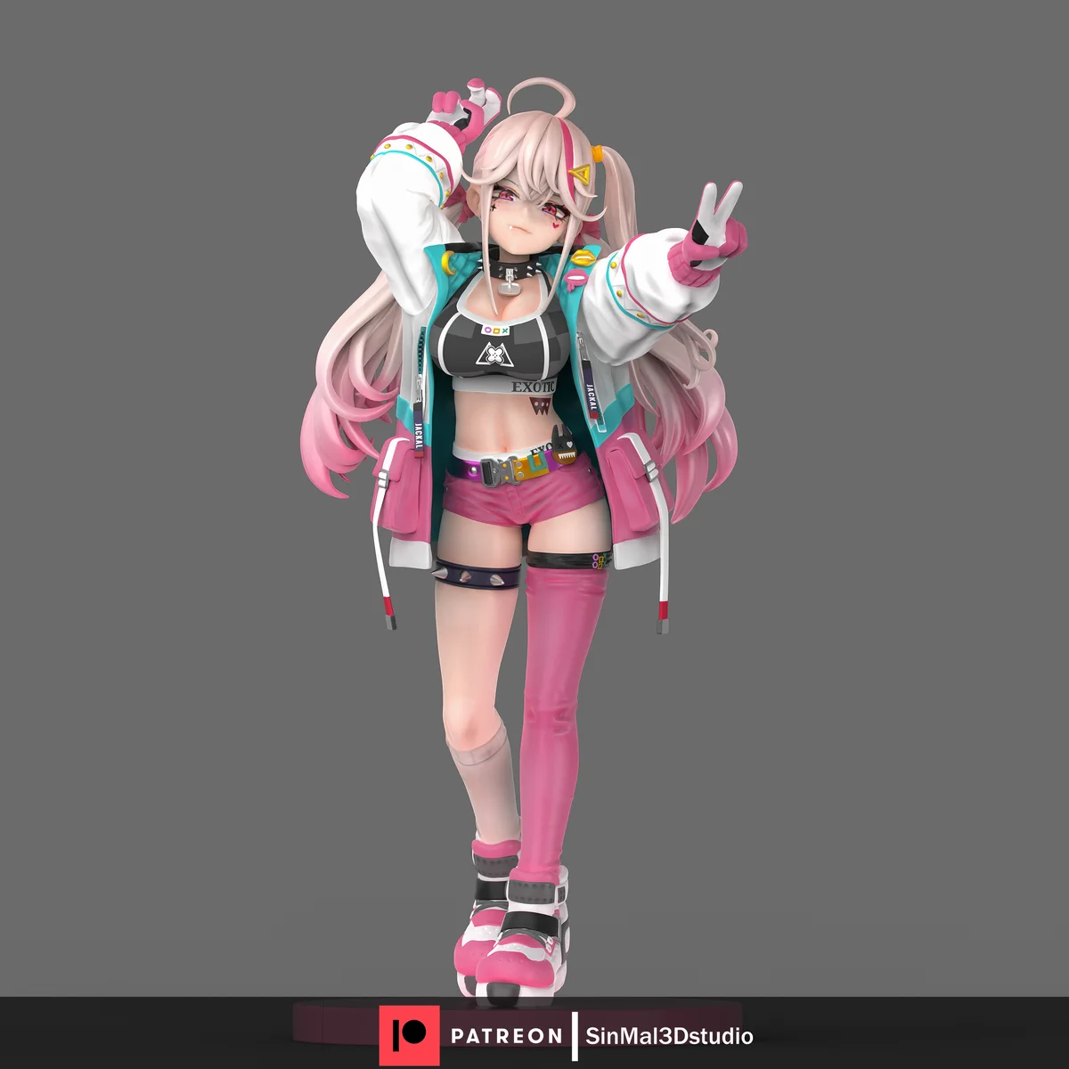 Jackal | Fan Art | 3D Printed Resin Model Garage Kit | *Un-Painted* | Sin3Dstudio 3