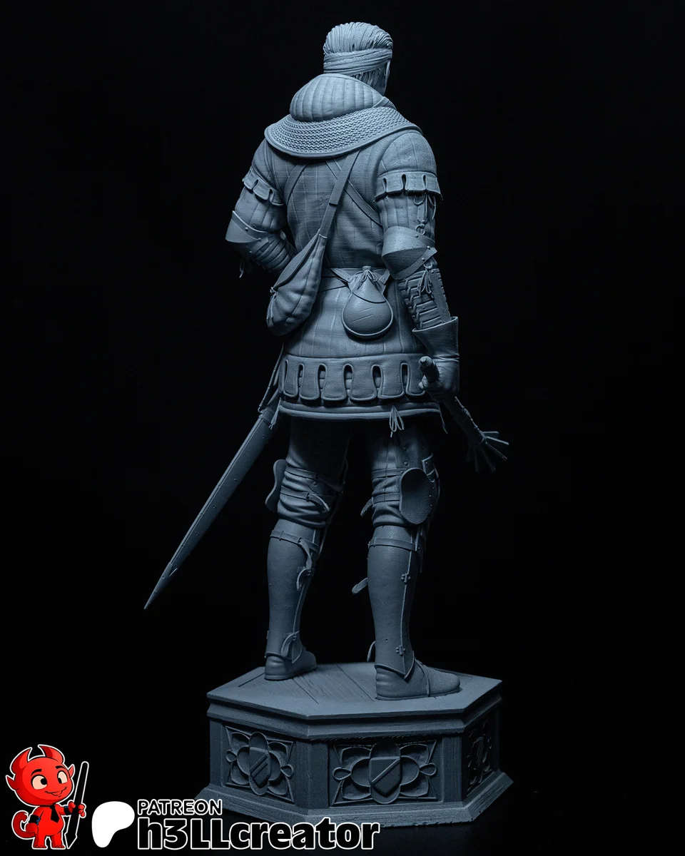 Jan Žižka | Fan Art | 3D Printed Resin Model Garage Kit | *Un-Painted* | H3LL Creator 12