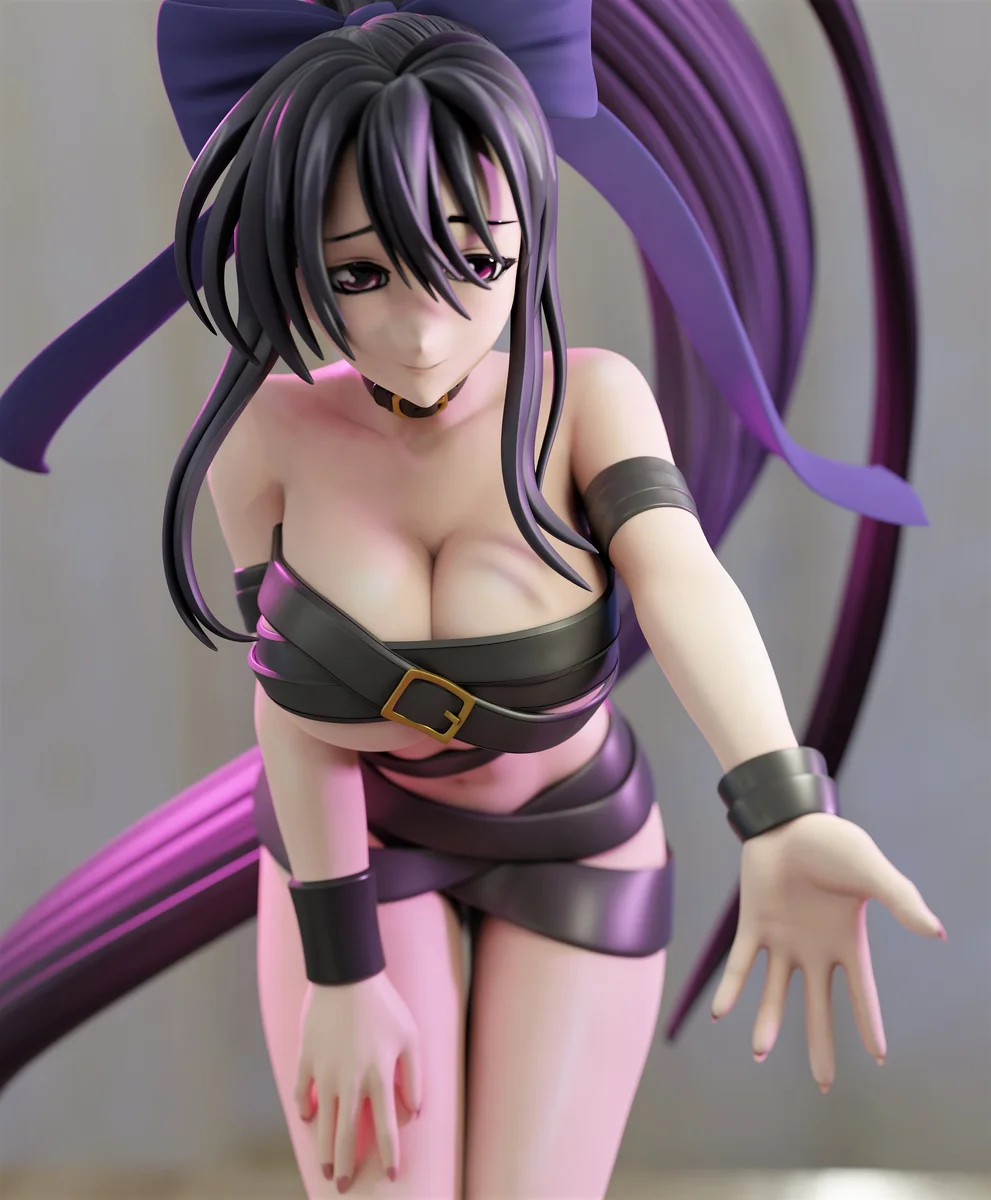 Akeno | Fan Art | 3D Printed Resin Model Garage Kit | *Un-Painted* | Momoji 2