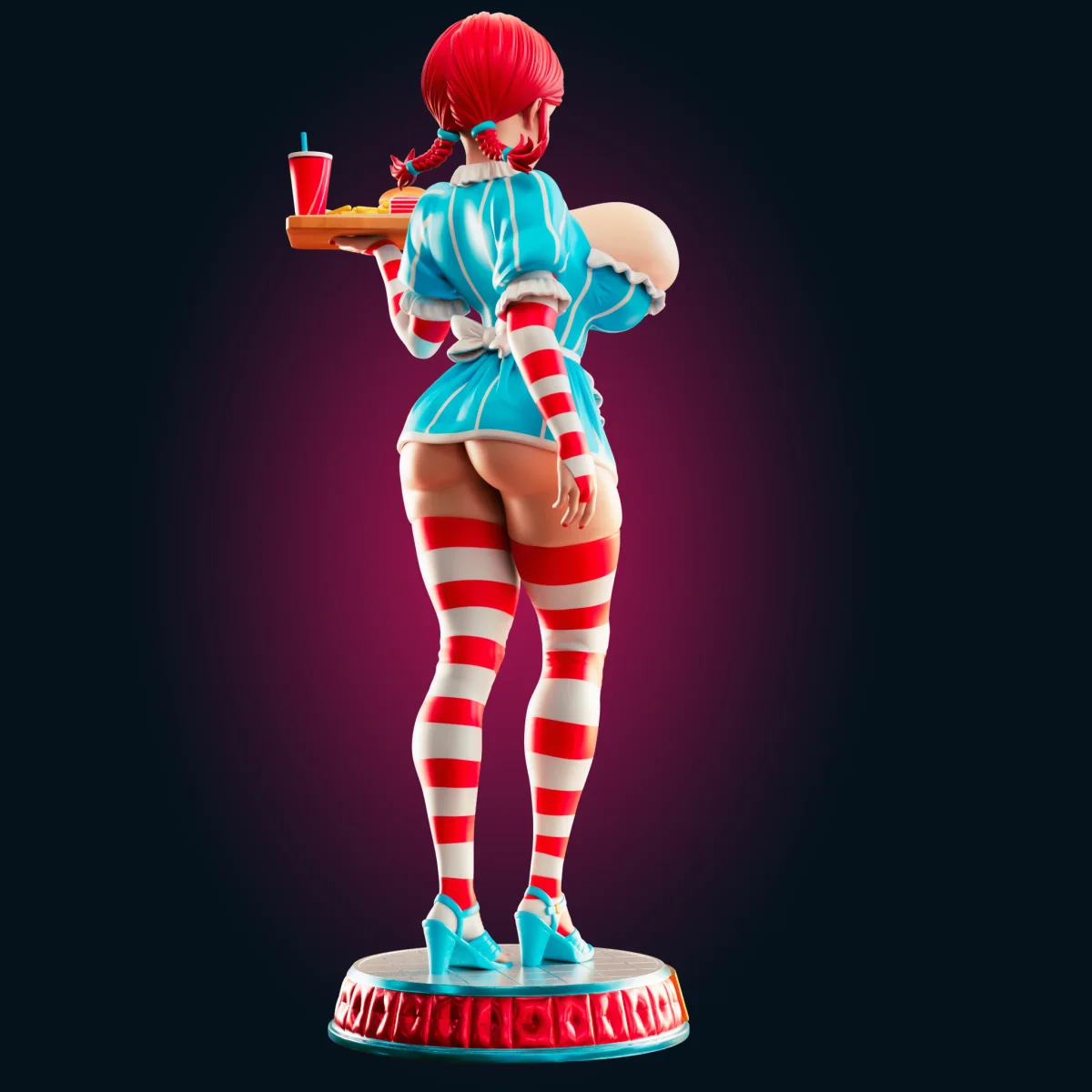 Wendy Ultra Thicc | Fan Art | 3D Printed Resin Model Garage Kit | *Un-Painted* | Officer Rhu 2