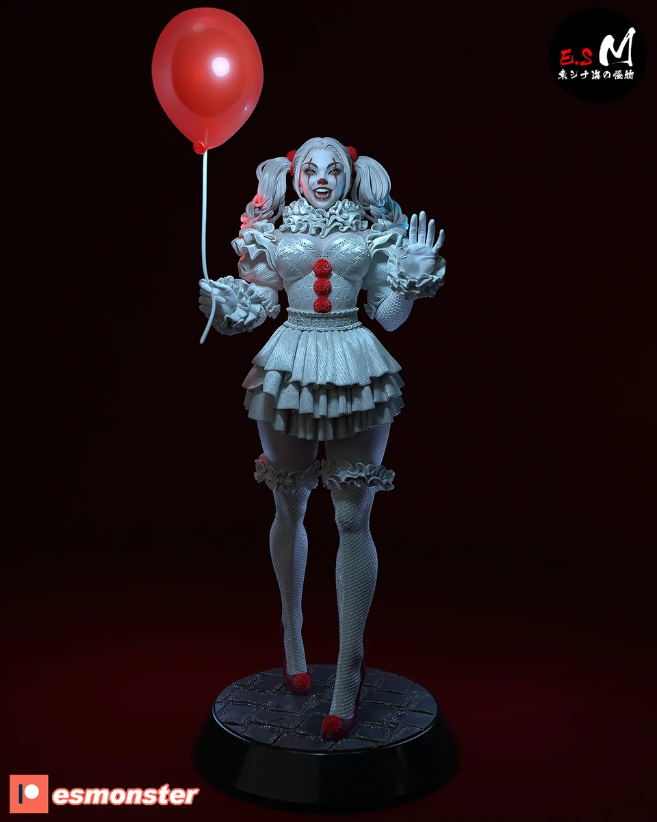 IT | Fan Art | 3D Printed Resin Model Garage Kit | *Un-Painted* | ES Monster 4