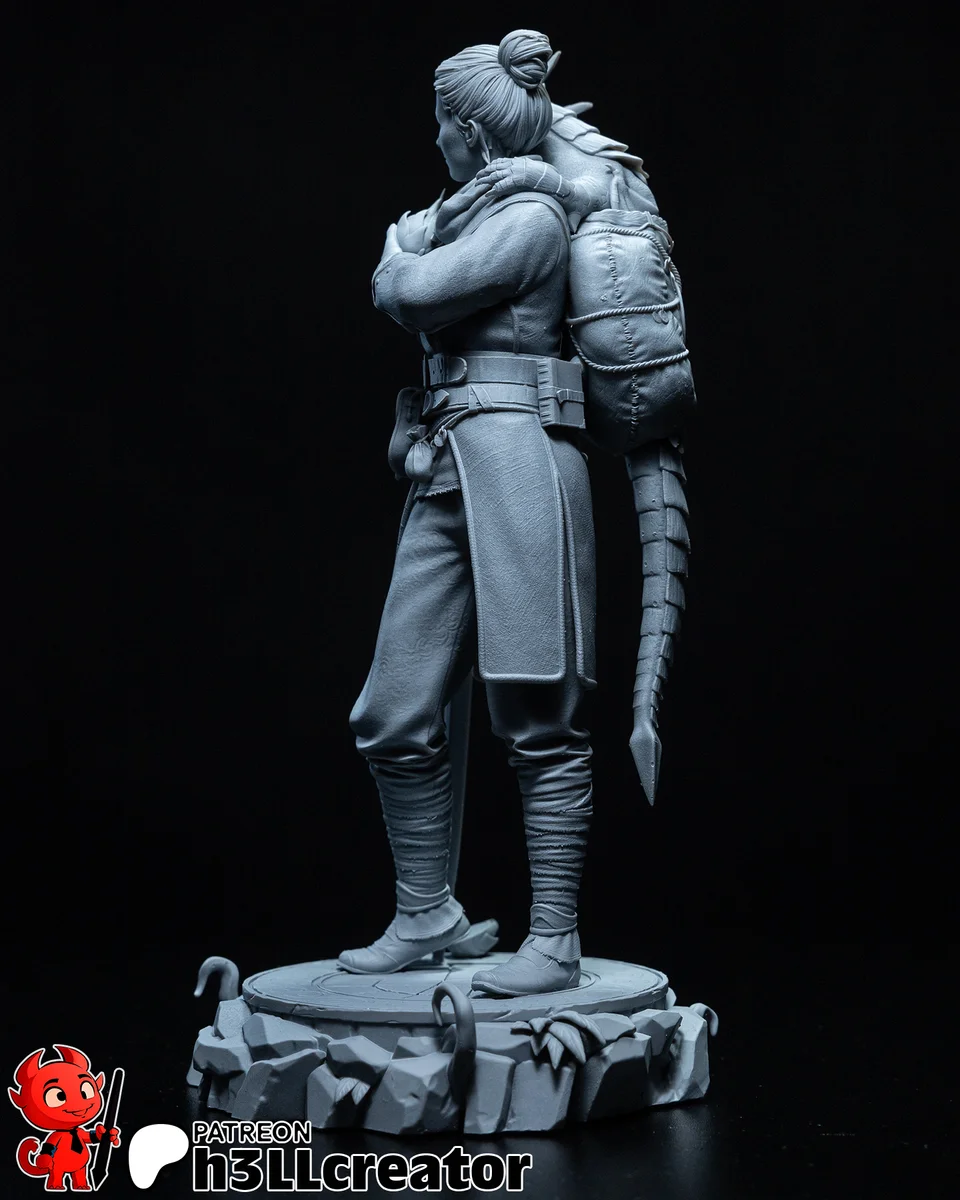 Zoe | Fan Art | 3D Printed Resin Model Garage Kit | *Un-Painted* | H3LL Creator 12