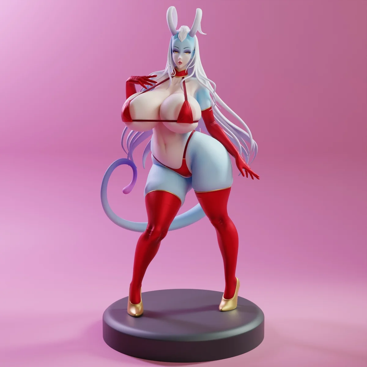 Chameleon Milf | Fan Art | 3D Printed Resin Model Garage Kit | *Un-Painted* | KiTNo
