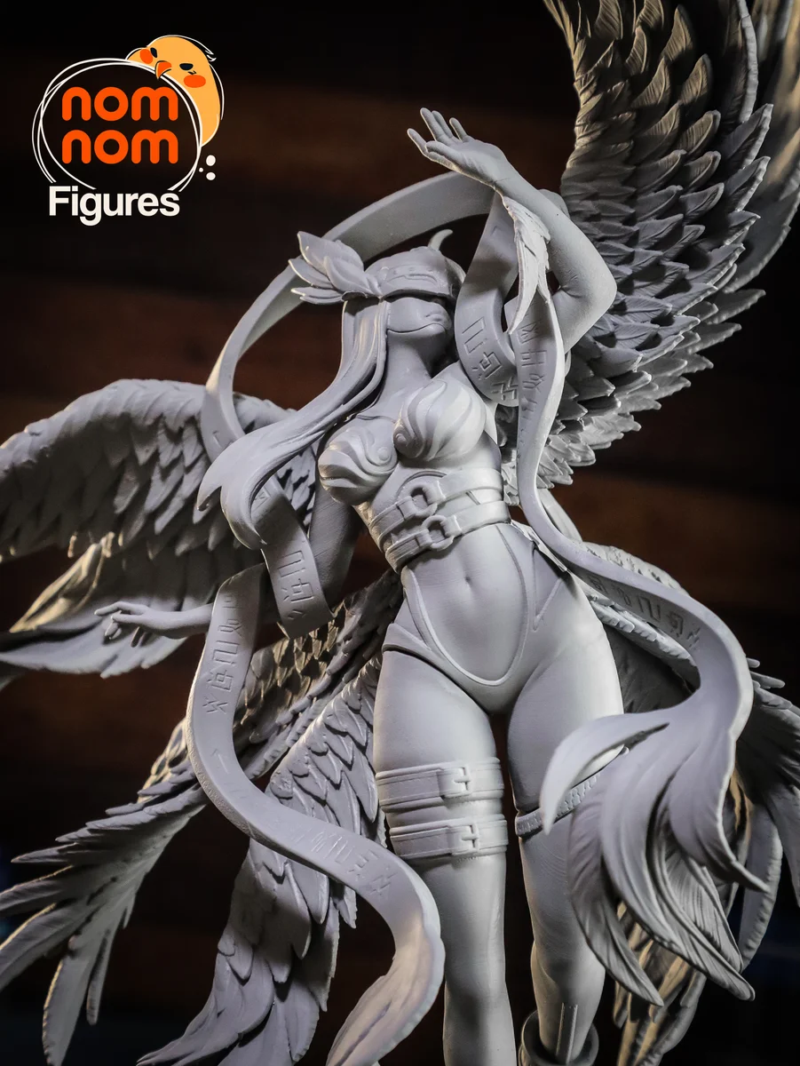 Angewomon | Fan Art | 3D Printed Resin Model Garage Kit | *Un-Painted* | Nomnom 8