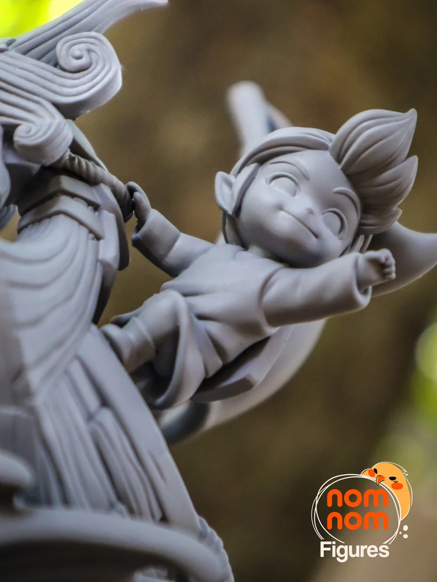 Chibi Wind Waker Link | Fan Art | 3D Printed Resin Model Garage Kit | *Un-Painted* | Nomnom 4