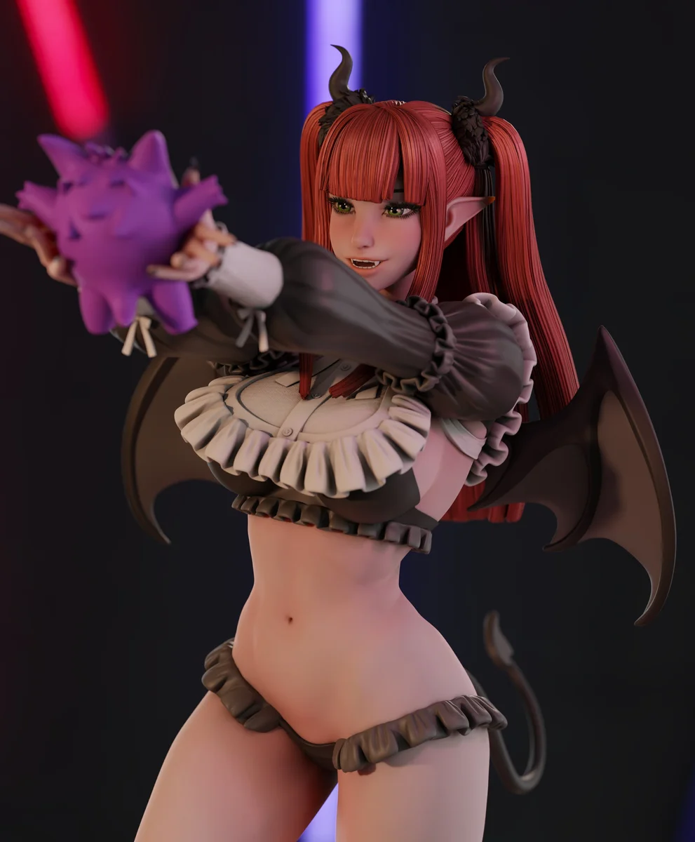 Marin | Fan Art | 3D Printed Resin Model Garage Kit | *Un-Painted* | Momoji 5