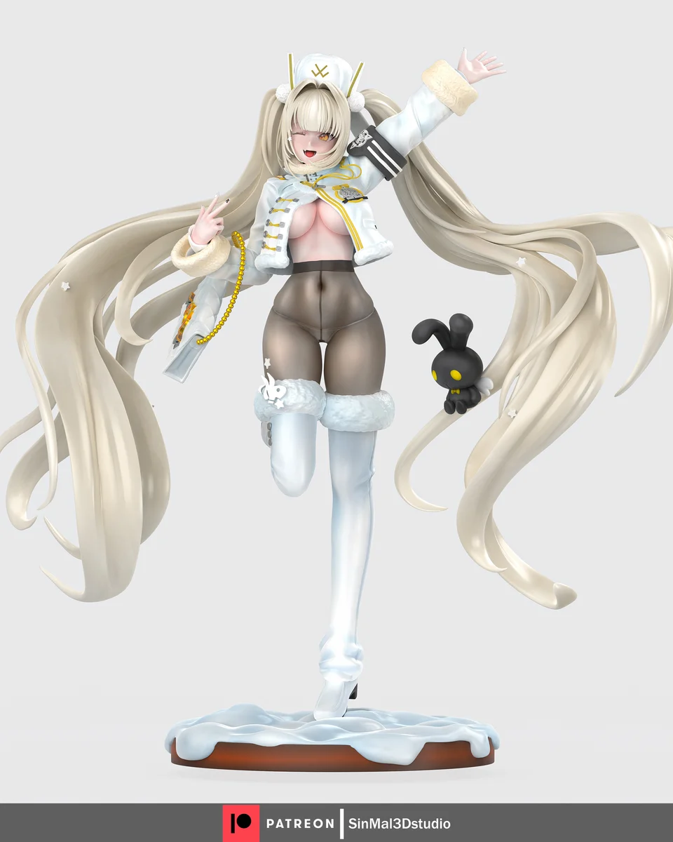 Blanc | Fan Art | 3D Printed Resin Model Garage Kit | *Un-Painted* | Sin3Dstudio 6