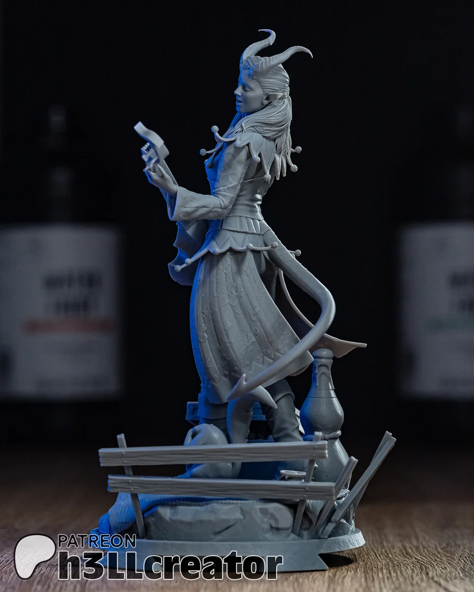 Alfira | Fan Art | 3D Printed Resin Model Garage Kit | *Un-Painted* | H3LL Creator 8
