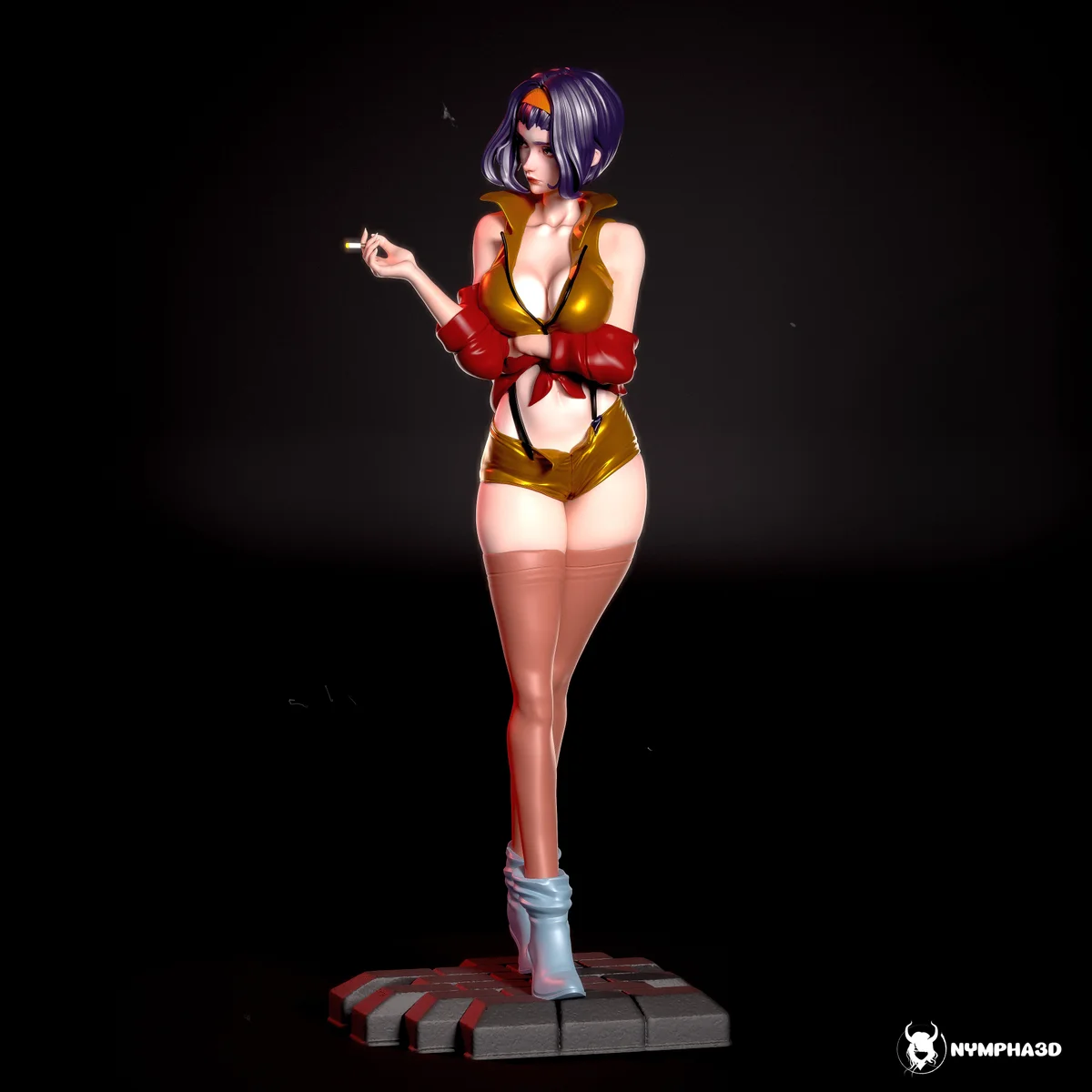 Faye Valentine | Fan Art | 3D Printed Resin Model Garage Kit | *Un-Painted* | Nympha3D 7