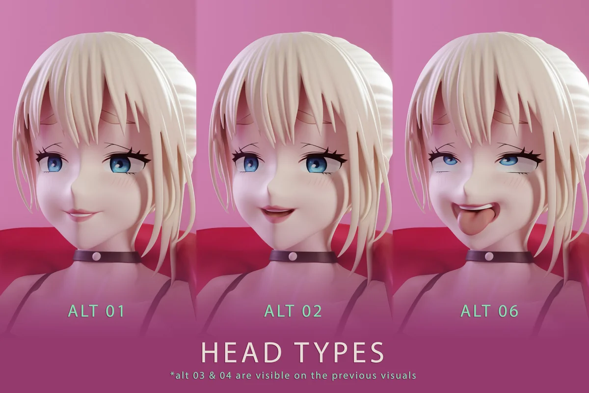 Naughty Exhib Girl | Fan Art | 3D Printed Resin Model Garage Kit | *Un-Painted* | KiTNo 3