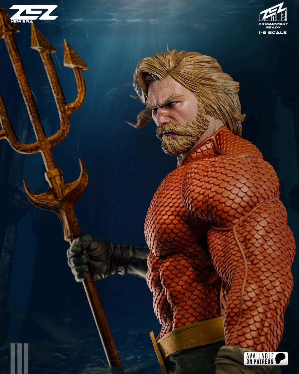 Aquaman Museum | Fan Art | 3D Printed Resin Model Garage Kit | *Un-Painted* | ZEZ Studio 7