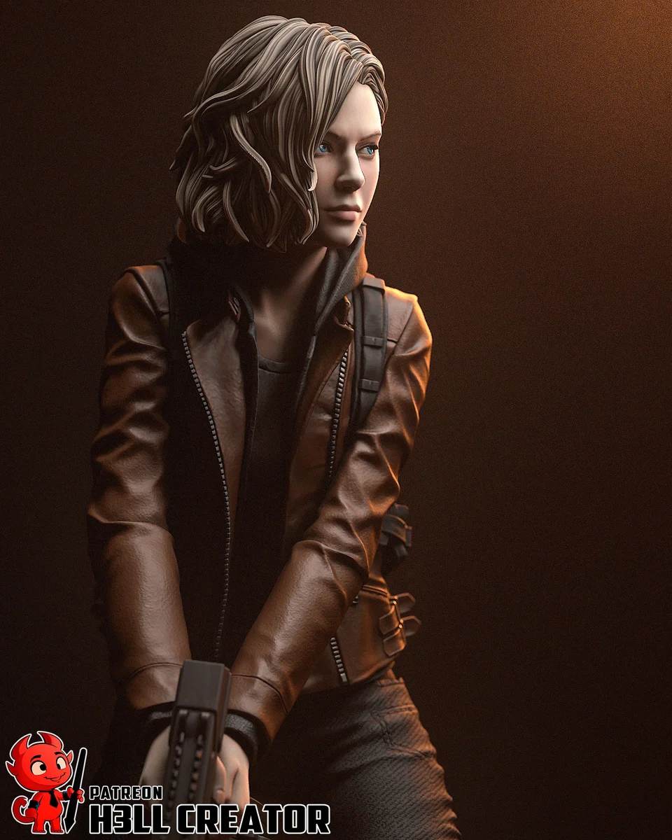 Grace Ashcroft | Fan Art | 3D Printed Resin Model Garage Kit | *Un-Painted* | H3LL Creator 4