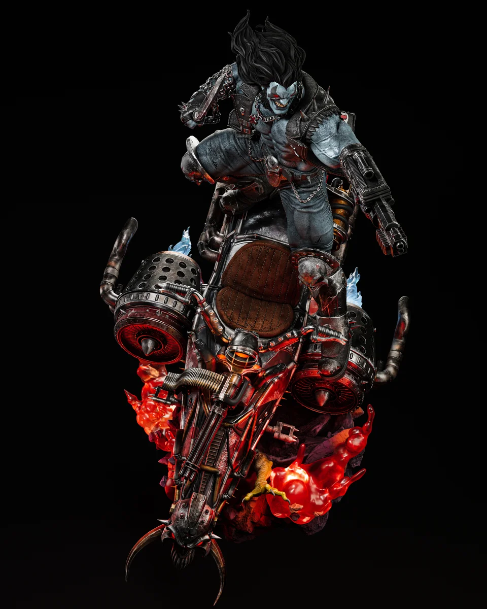 Lobo | Fan Art | 3D Printed Resin Model Garage Kit | *Un-Painted* | ZEZ Studio 8