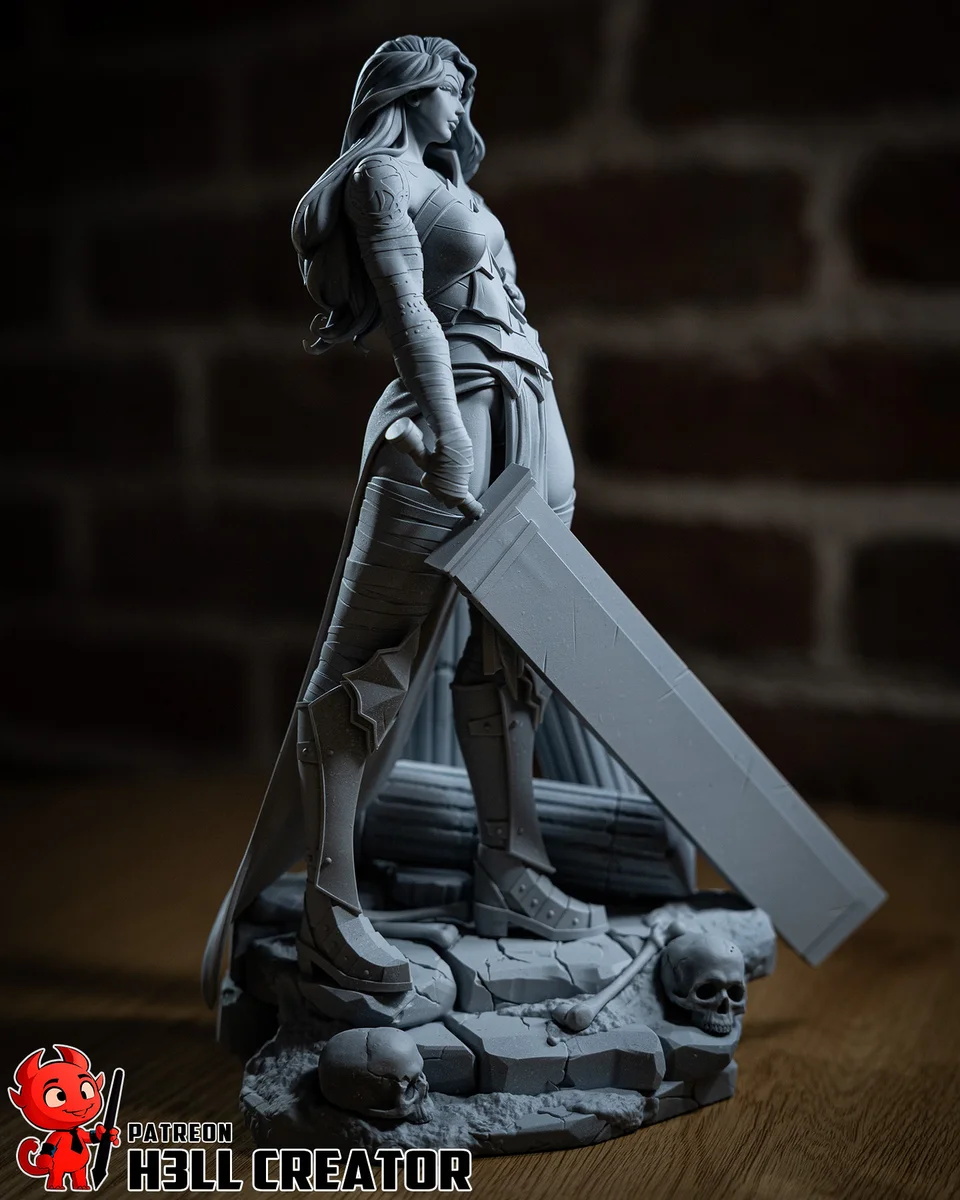 Absolute Wonder Woman | Fan Art | 3D Printed Resin Model Garage Kit | *Un-Painted* | H3LL Creator 8