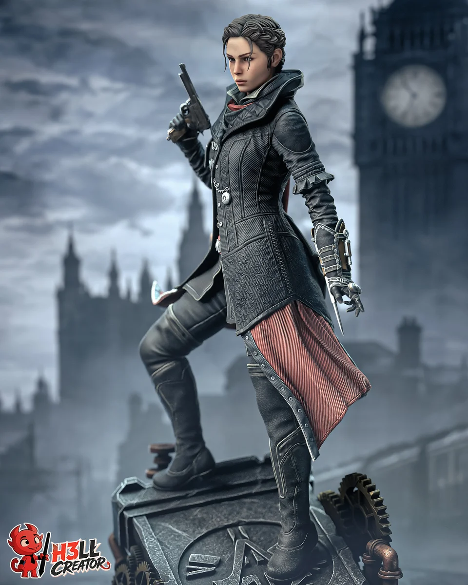 Evie Frye | Fan Art | 3D Printed Resin Model Garage Kit | *Un-Painted* | H3LL Creator 7