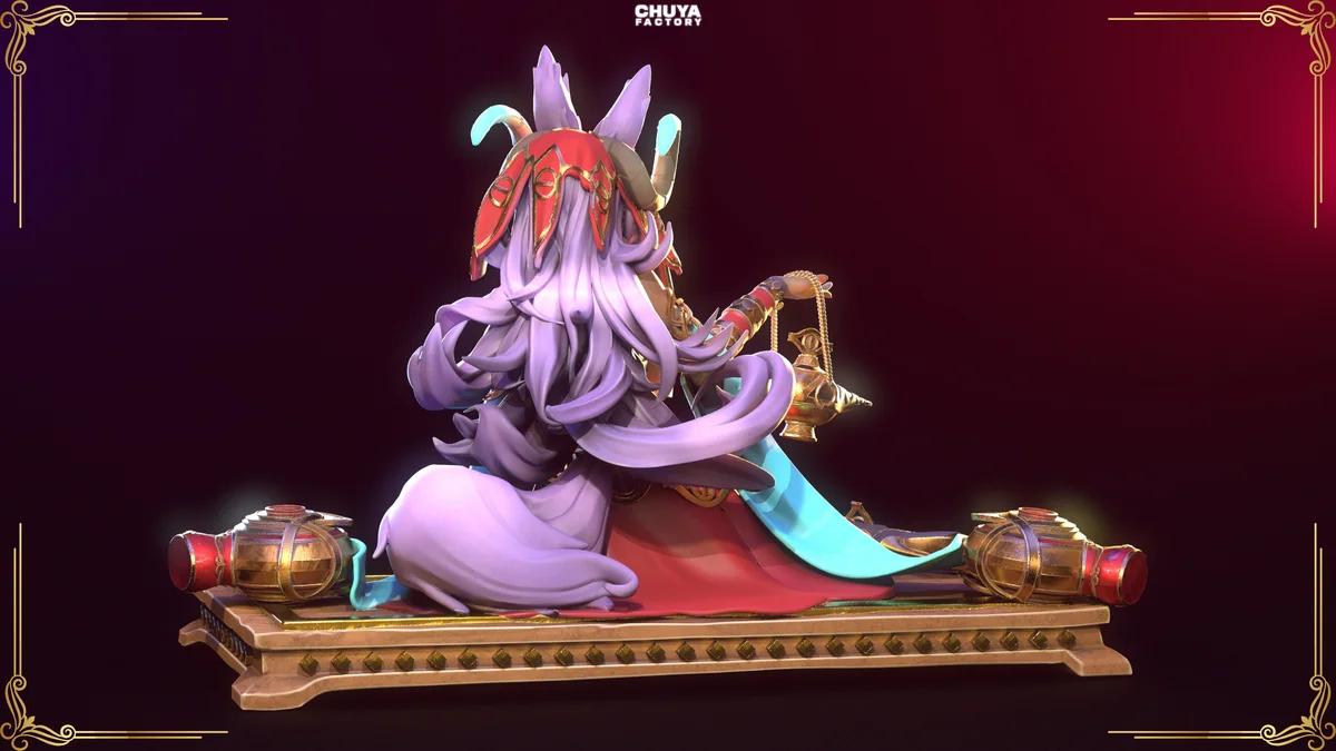 Queen of Sheba | Fan Art | 3D Printed Resin Model Garage Kit | *Un-Painted* | Chuya Factory 9