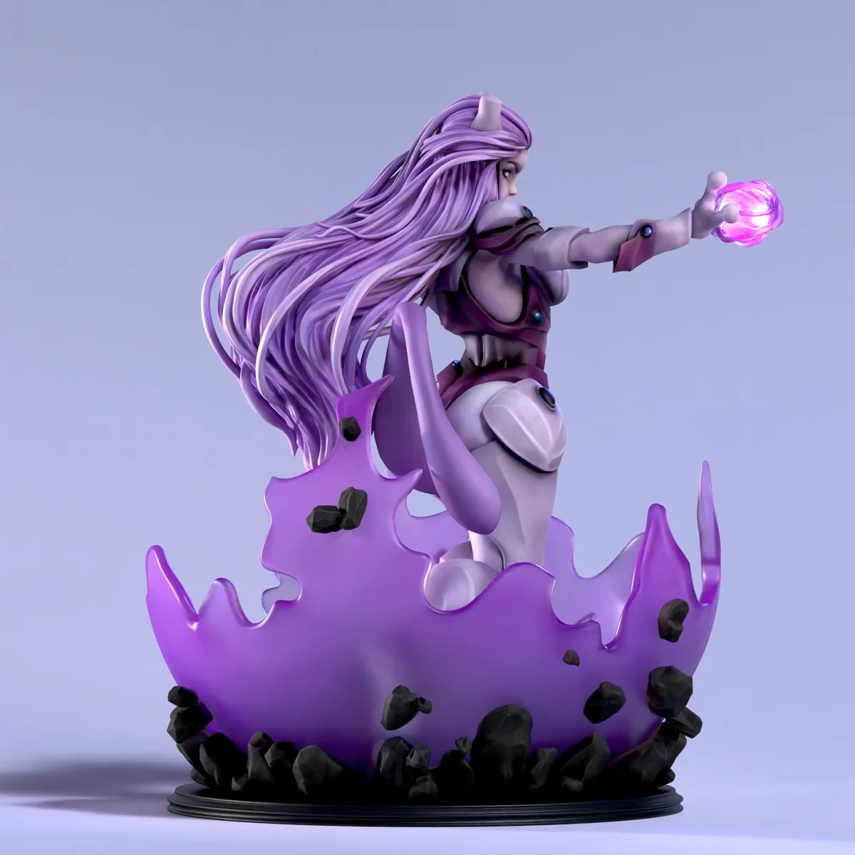 Mewthany - Waifumon | Fan Art | 3D Printed Resin Model Garage Kit | *Un-Painted* | SiryllArt 6