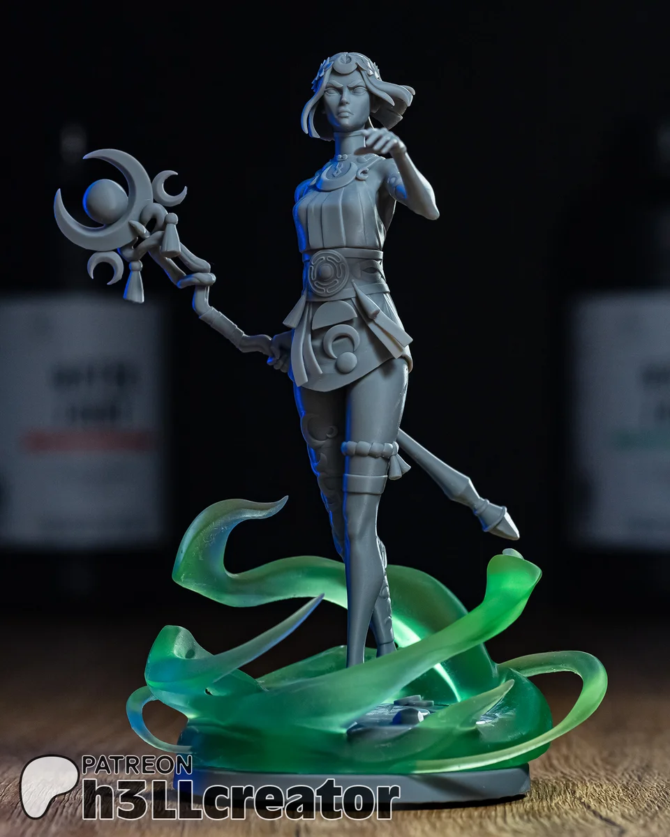 Melinoe | Fan Art | 3D Printed Resin Model Garage Kit | *Un-Painted* | H3LL Creator 6