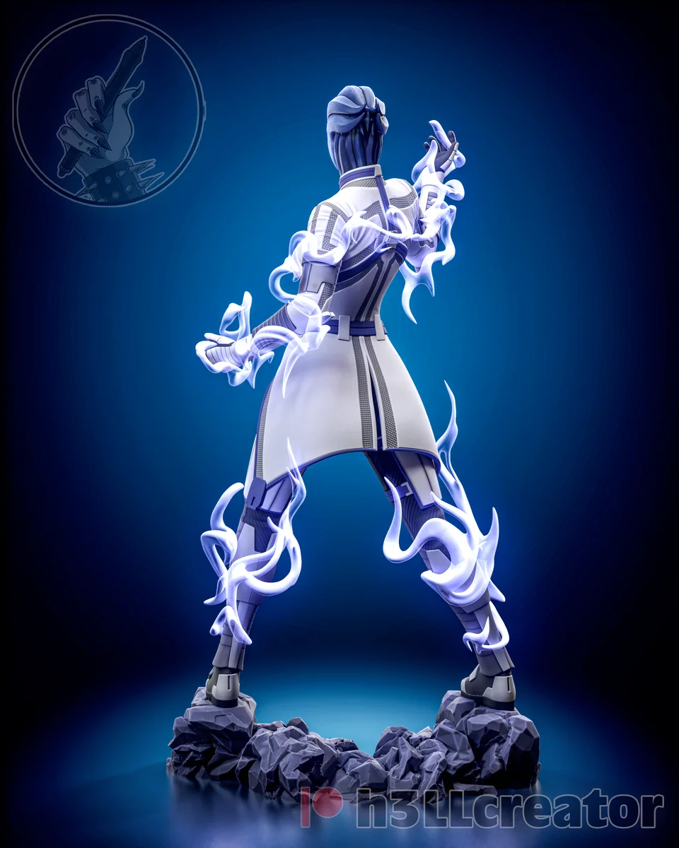 Liara Remake | Fan Art | 3D Printed Resin Model Garage Kit | *Un-Painted* | H3LL Creator 8