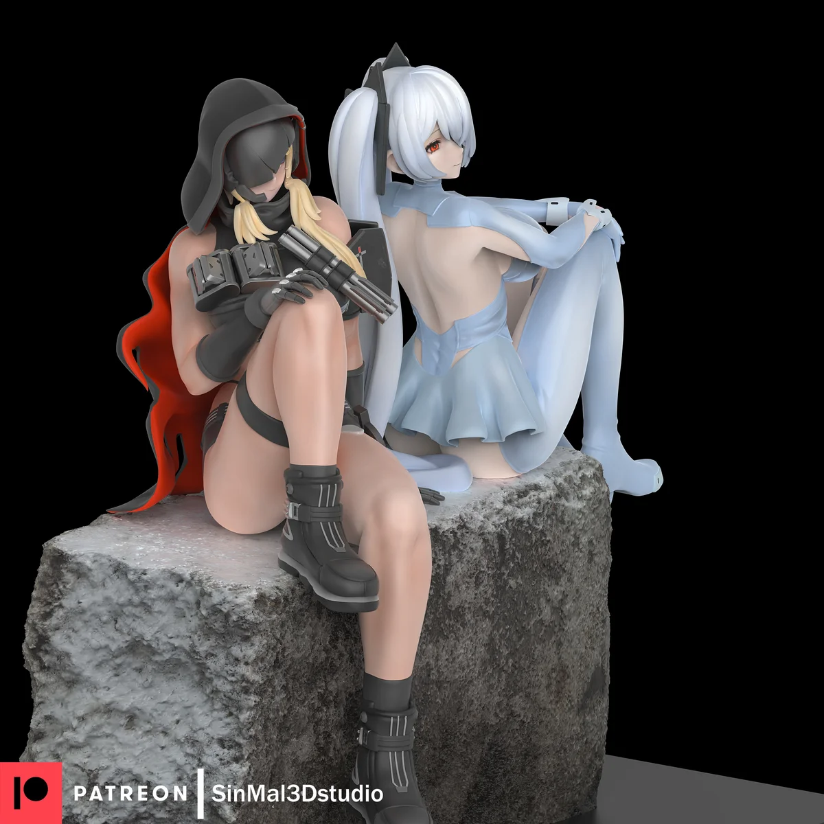 Grave: Cinderella | Fan Art | 3D Printed Resin Model Garage Kit | *Un-Painted* | Sin3Dstudio 5
