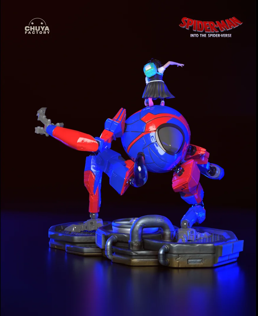 Peni Parker | Fan Art | 3D Printed Resin Model Garage Kit | *Un-Painted* | Chuya Factory 8