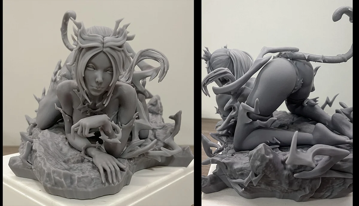 Yoruichi | Fan Art | 3D Printed Resin Model Garage Kit | *Un-Painted* | Nympha3D 5