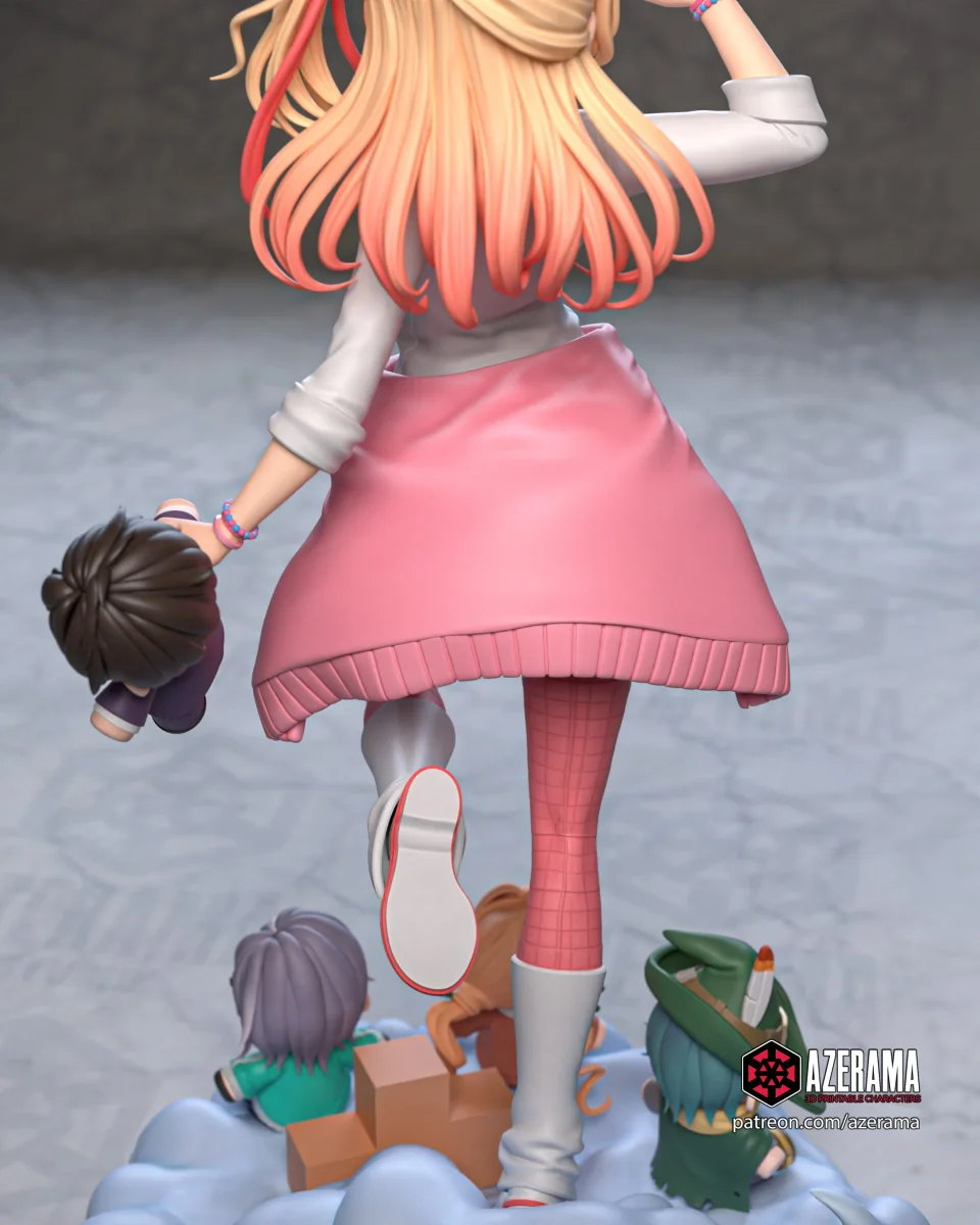 Ahko | Fan Art | 3D Printed Resin Model Garage Kit | *Un-Painted* | Azerama 2