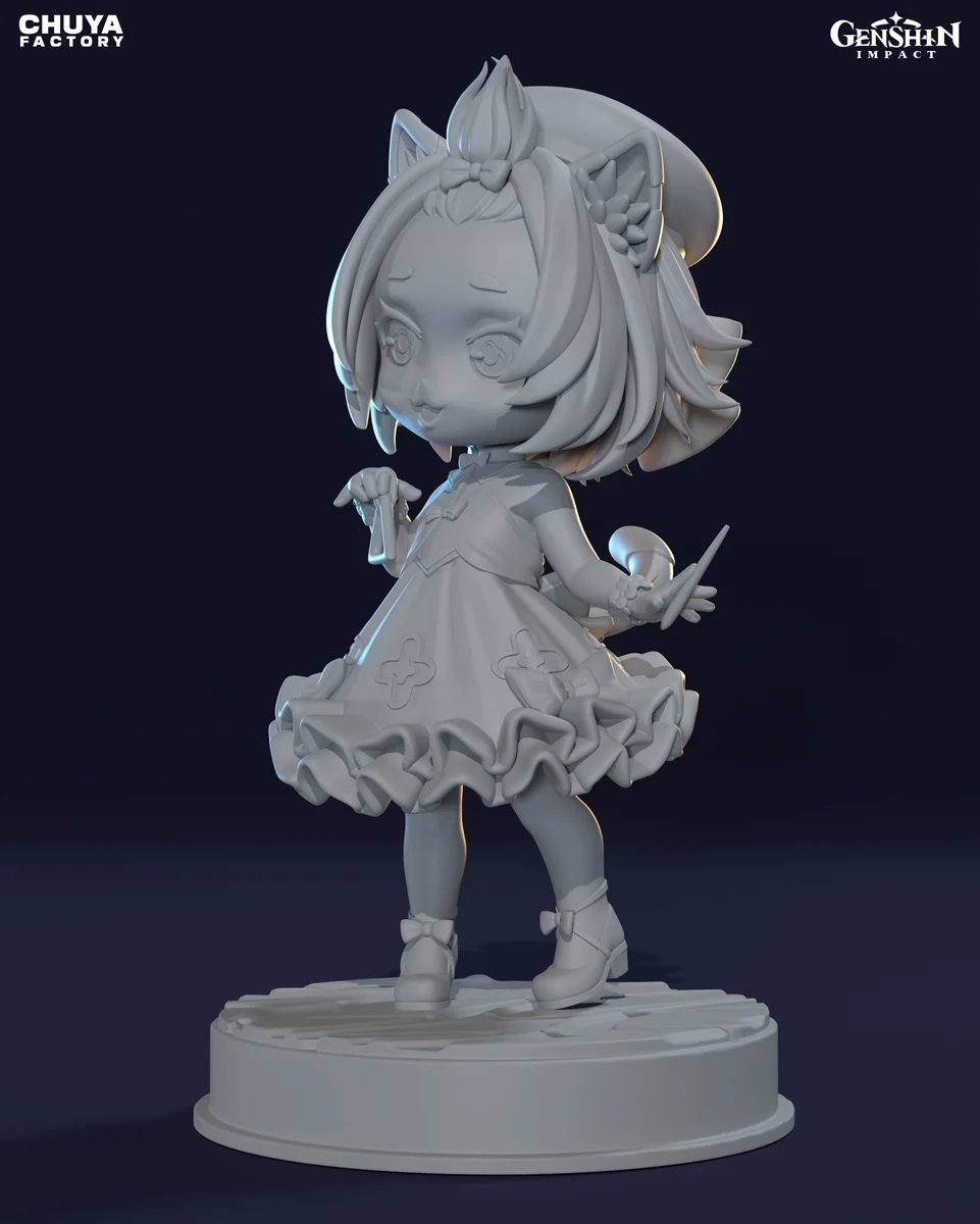 Chibi Diona | Fan Art | 3D Printed Resin Model Garage Kit | *Un-Painted* | Chuya Factory 8