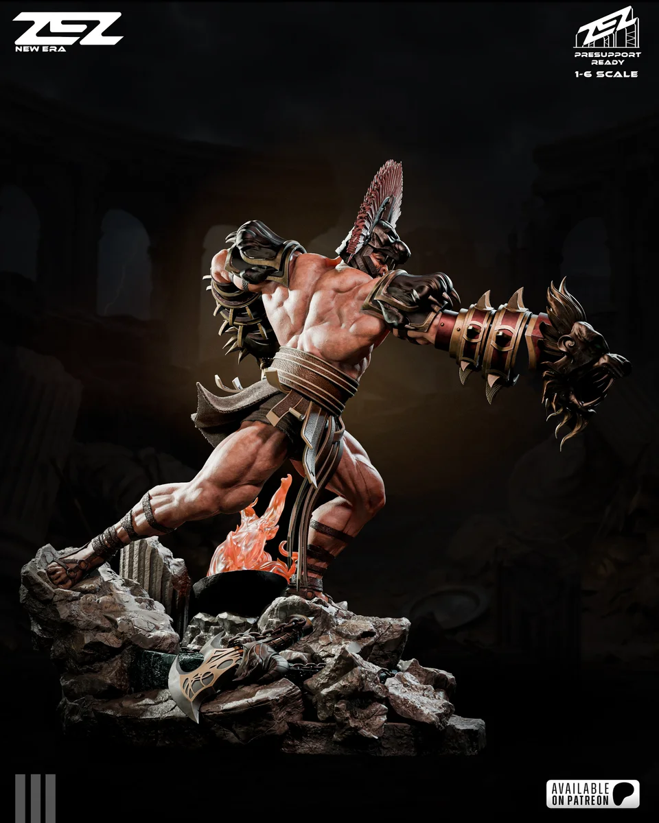 Hercules | Fan Art | 3D Printed Resin Model Garage Kit | *Un-Painted* | ZEZ Studio 3