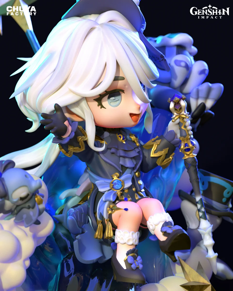 Chibi Furina | Fan Art | 3D Printed Resin Model Garage Kit | *Un-Painted* | Chuya Factory 3