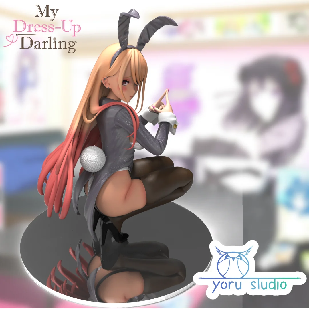 Marin Kitagawa - Bunny | Fan Art | 3D Printed Resin Model Garage Kit | *Un-Painted* | Yoru Studio 4