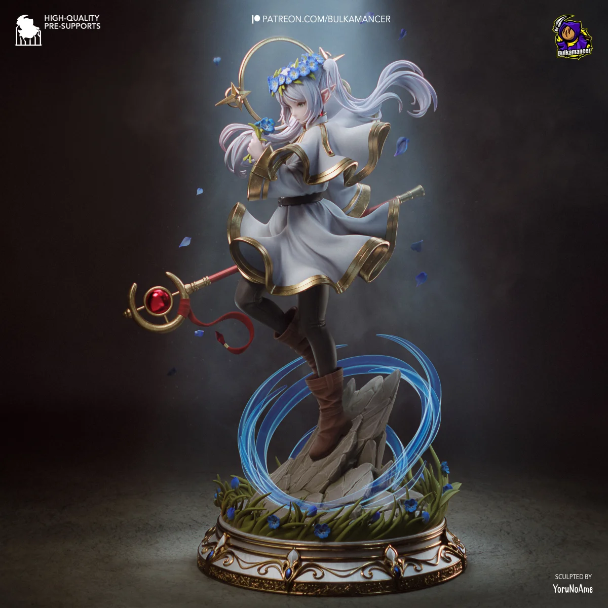 Frieren v2 | Fan Art | 3D Printed Resin Model Garage Kit | *Un-Painted* | Bulkamancer 4