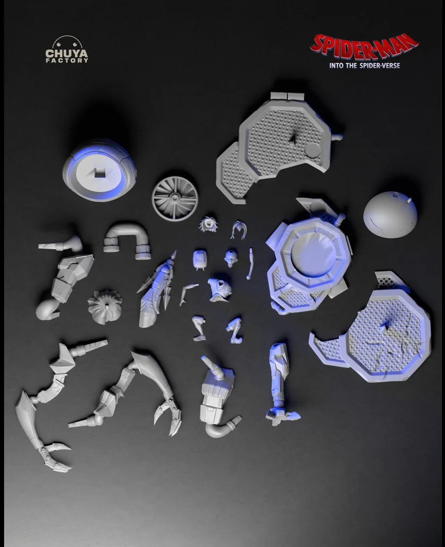 Peni Parker | Fan Art | 3D Printed Resin Model Garage Kit | *Un-Painted* | Chuya Factory 16