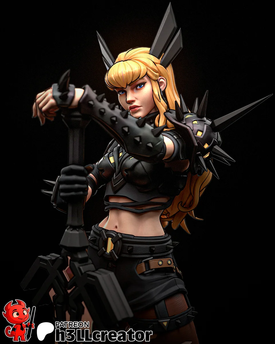 Magik | Fan Art | 3D Printed Resin Model Garage Kit | *Un-Painted* | H3LL Creator