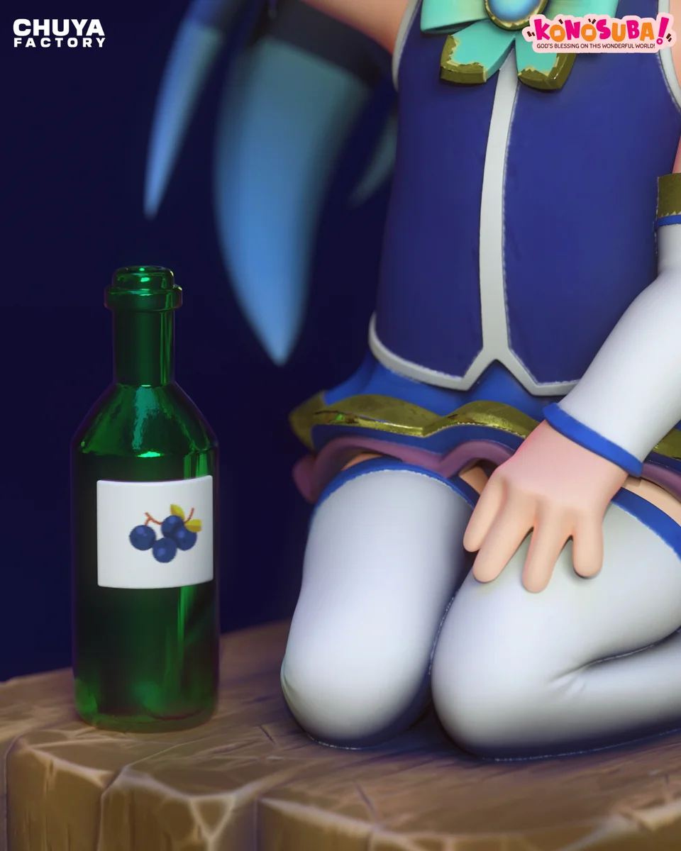Chibi Aqua | Fan Art | 3D Printed Resin Model Garage Kit | *Un-Painted* | Chuya Factory 5