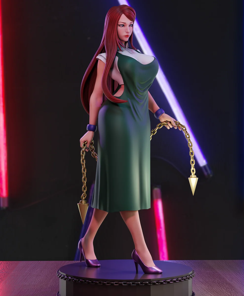 Kushina Uzumaki | Fan Art | 3D Printed Resin Model Garage Kit | *Un-Painted* | Momoji 3
