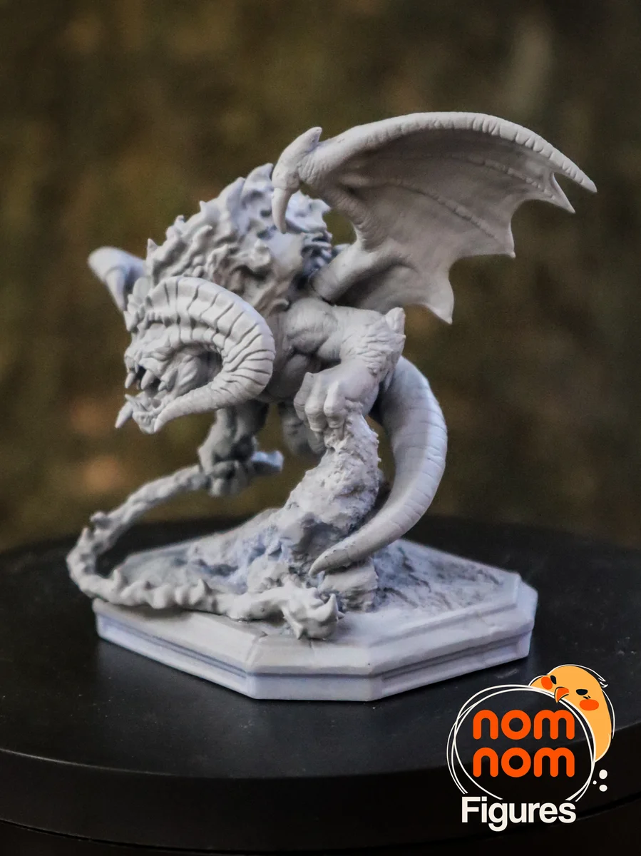 Chibi Balrog | Fan Art | 3D Printed Resin Model Garage Kit | *Un-Painted* | Nomnom 4