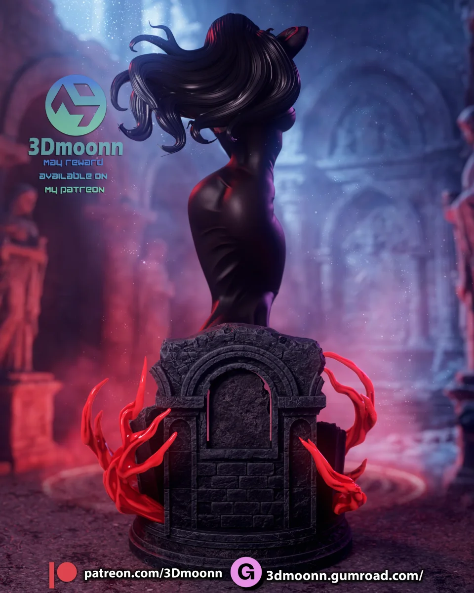 Lust | Fan Art | 3D Printed Resin Model Garage Kit | *Un-Painted* | 3DMoon 2