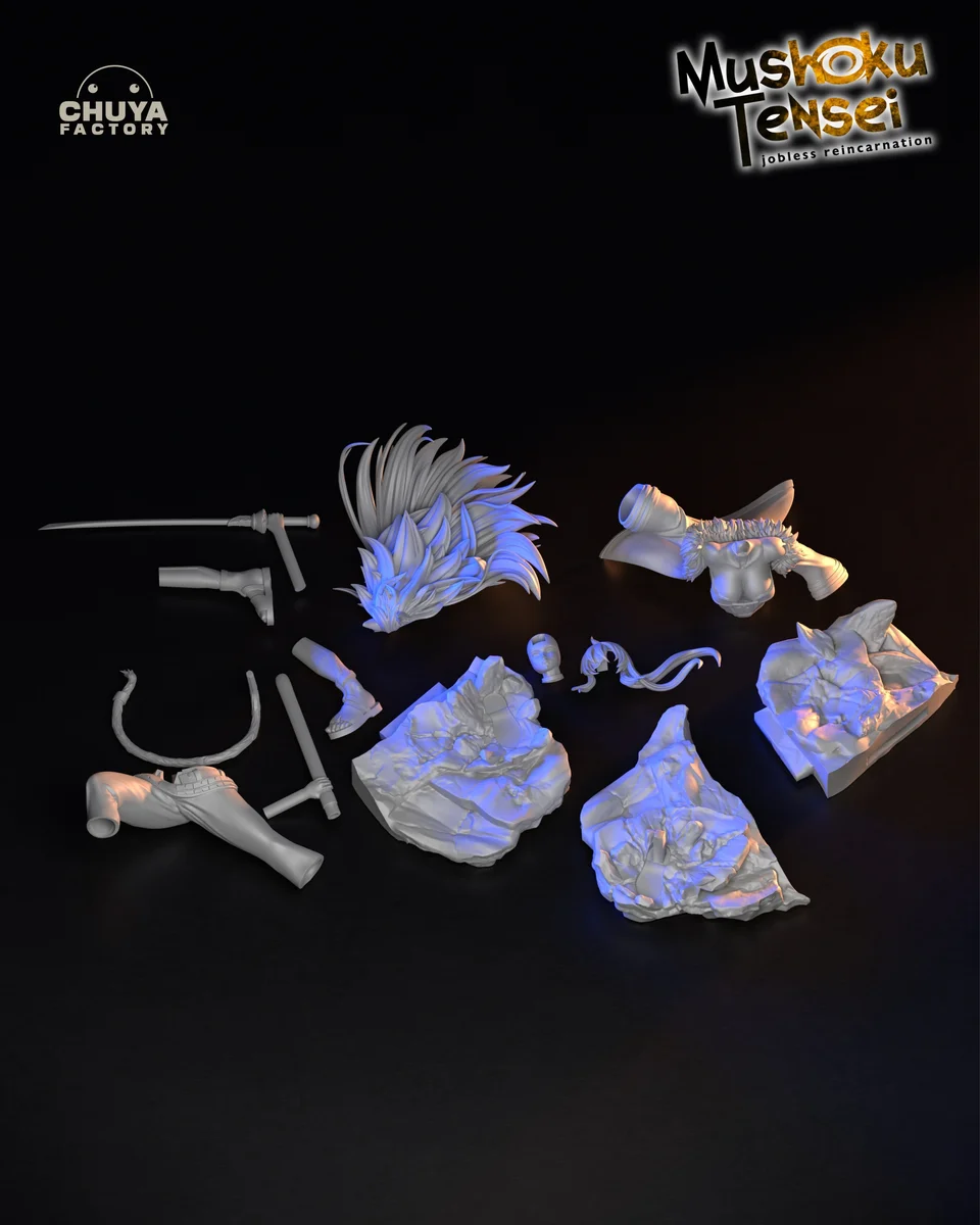Ghislaine Dedoldia | Fan Art | 3D Printed Resin Model Garage Kit | *Un-Painted* | Chuya Factory 11