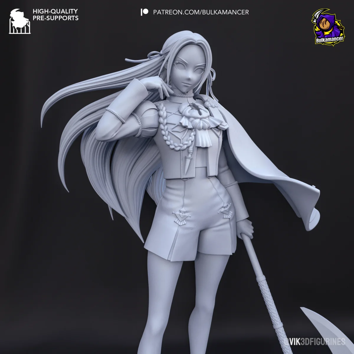 Student Edelgard | Fan Art | 3D Printed Resin Model Garage Kit | *Un-Painted* | Bulkamancer 9