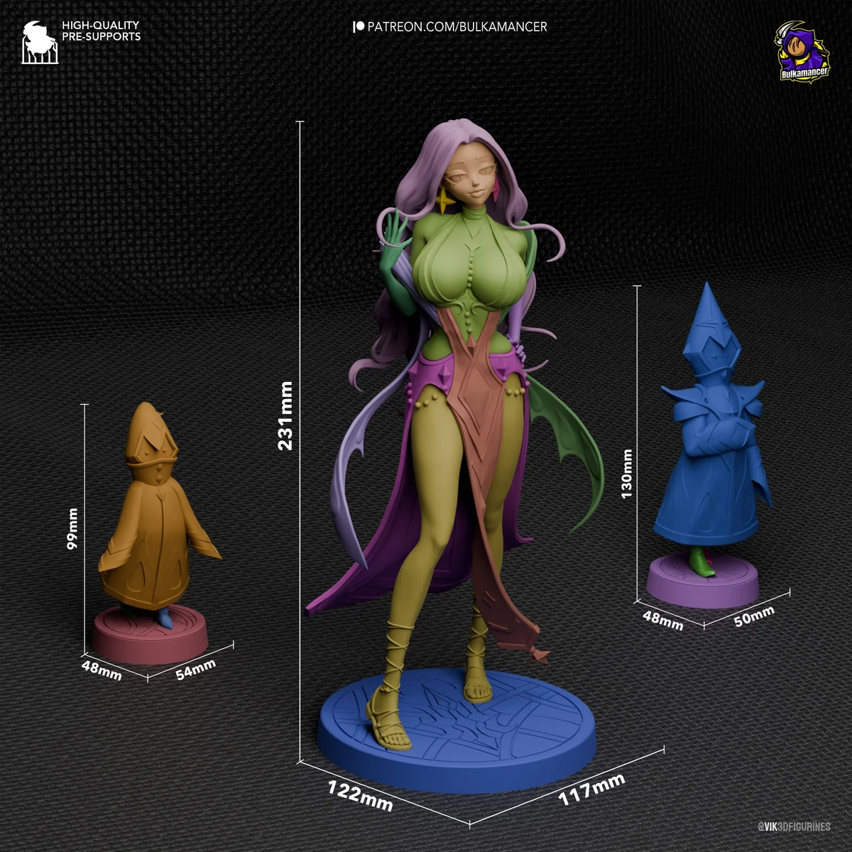 Boobamancer | Fan Art | 3D Printed Resin Model Garage Kit | *Un-Painted* | Bulkamancer 8