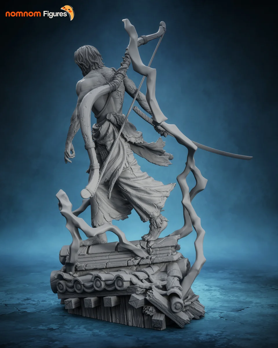 Genichiro Ashina | Fan Art | 3D Printed Resin Model Garage Kit | *Un-Painted* | Nomnom 16