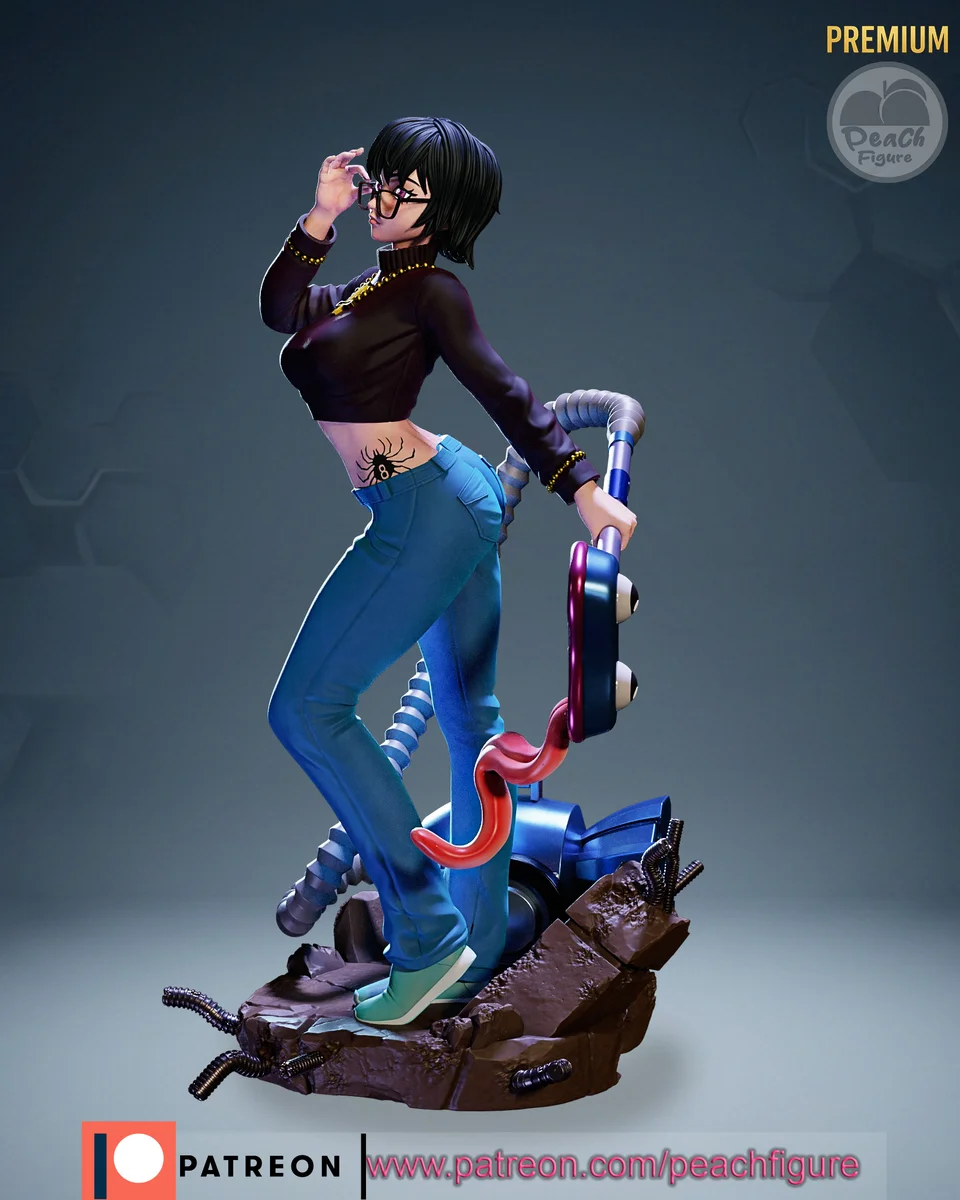 Shizuku | Fan Art | 3D Printed Resin Model Garage Kit | *Un-Painted* | Peach Figure 3